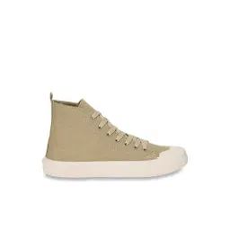 Styli Men's Beige Ankle High Sneakers image 2