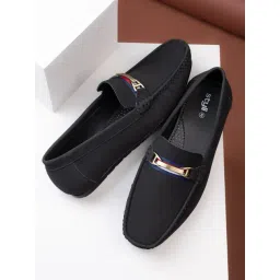 Styli Men's Black Loafers-picture-28