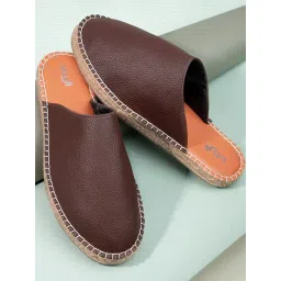 Styli Men's Brown Mule Shoes-picture-14