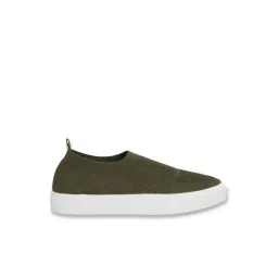 Styli Men's Olive Slip-On Shoes-picture-18