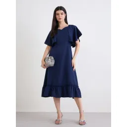 Styli Navy Synthetic Regular Fit Dress-picture-18