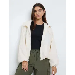 Styli Off White Regular Fit Jacket-picture-35