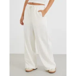 Styli Off White Regular Fit Joggers-picture-40