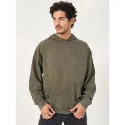 Styli Olive Acid Washed Oversized Hoodie-picture-28