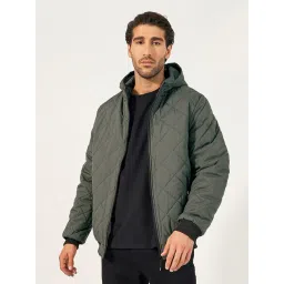Styli Olive Regular Fit Puffer Jacket-picture-35