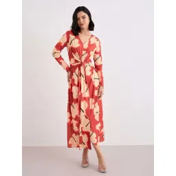 Styli Orange Regular Fit Printed Dress-picture-28