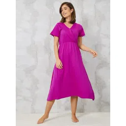 Styli Pink Night Dress-picture-21