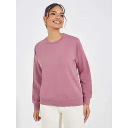 Styli Pink Plain Sweatshirt-picture-34