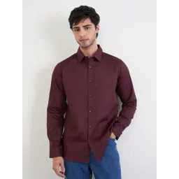 Styli Purple Cotton Slim Fit Shirt-picture-35