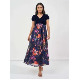 Styli Purple Printed Maxi Dress-picture-35