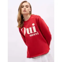 Styli Red Plain Sweatshirt-picture-46