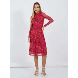 Styli Red Print Dress-picture-37