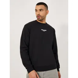 Styli Relaxed Fit Round Neck Fleece Pullover Sweatshirt-picture-12