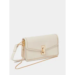 Styli Stitched Gold Detailed Crossbody Bag image 2