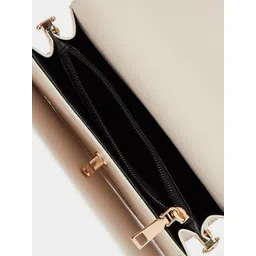 Styli Stitched Gold Detailed Crossbody Bag image 3