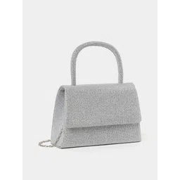 Styli Textured Structured Embellished Satchel-picture-31