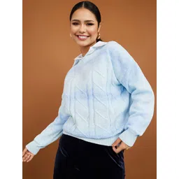 Styli Women Cable Knit Pullover-picture-24