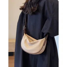 Styli Women Colourblocked PU Structured Shoulder Bag-picture-19