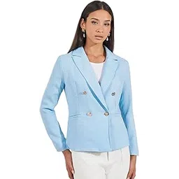 styli Women Fit Regular Length Double Breasted Blazer-picture-27