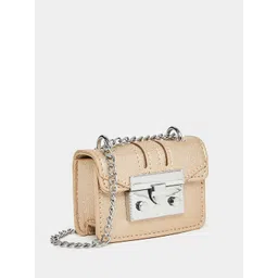 Styli Women Gold Toned Push Lock Chain Mini Bag-picture-32