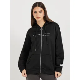 Styli Women Oversized Fit Long Sleeves Regular Length Zip Through Hoodie-picture-30