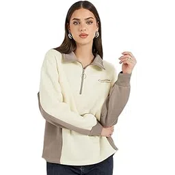 styli Women Oversized Fit Typography Printed Casual Pullover Hoodie with Kangaroo Pocket | Cozy Winter Wear Sweater for Women | Pullover Knitwear-picture-11