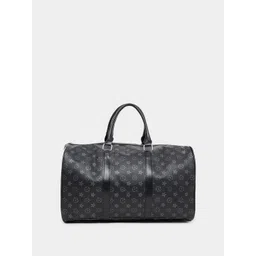 Styli Women Printed Abstract Printed Patchwork Detailed PU Duffel Bag-picture-28