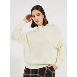 Styli Women Regular Length Regular Fit High Neck Jumper-picture-20