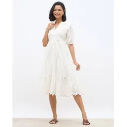 styli Women Self-design A-line Dress-picture-39