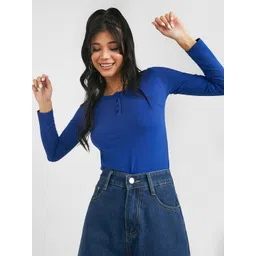 Styli Women Slim Fit Cotton T-shirt-picture-32