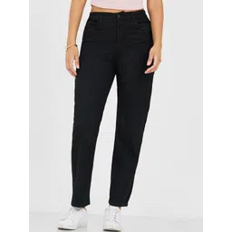 Styli Women Solid High Rise Straight Fit Jeans-picture-19