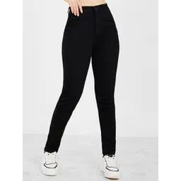 Styli Women Solid High Rise Stretchable Skinny Fit Jeans-picture-20