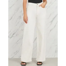 Styli Women Wide Leg Stretchable Jeans-picture-30