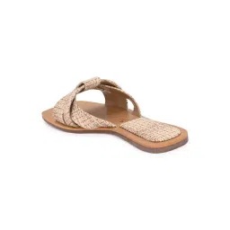 Styli Women's Brown Slide Sandals image 5