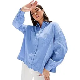 styli Women's Cotton Modern Long Length Shirt-picture-51