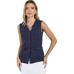 styli Women's Solid Regular Fit Blouse-picture-19
