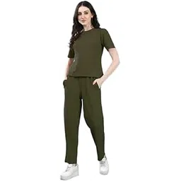 Stylish Two-Piece Nightwear Set for Women4012_Olive_S_676-picture-42