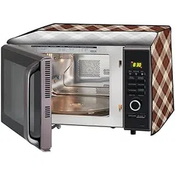 Stylista Microwave Oven Cover for Samsung 28 L Convection MC28H5145VK/TL Checkered Pattern Beige-picture-25