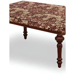 Stylista Beige & Brown Foral Printed Waterproof Rectangular 4-Seater Table Cover-picture-30