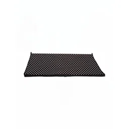 Stylista Black & Beige Geometric Rectangular Bed Server Mat with Zipper-picture-23