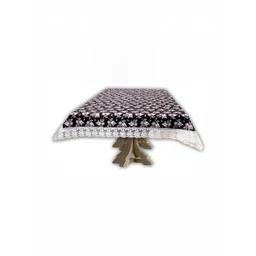 Stylista Black & Pink Floral Waterproof 8 Seater Rectangle Table Cover-picture-22