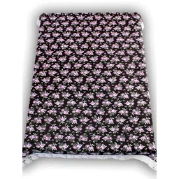 Stylista Black Waterproof Floral Print 10 Seater Table Cover image 3