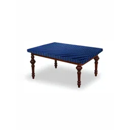 Stylista Blue & Black Checked Printed Waterproof Table Cover-picture-41