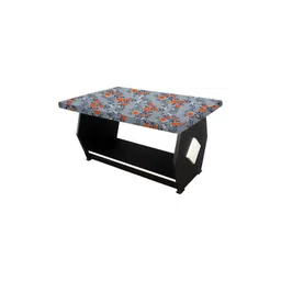Stylista Blue & Orange Floal Printed Waterproof 2-Seater Table Cover-picture-40