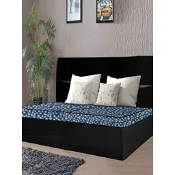 Stylista Blue & White 2 Pcs Printed Cotton Water Resistant Zippered Mattress Protector-image-48