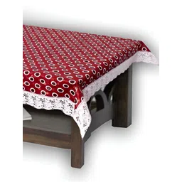 Stylista Brown 2 Pieces Polka Waterproof Table Cover-picture-30