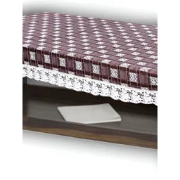 Stylista Brown & White Printed Waterproof 2-Seater Table Cover-picture-41