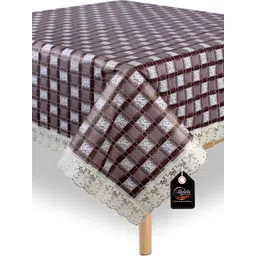 Stylista Brown Printed Waterproof 2-Seater Table Cover-picture-11