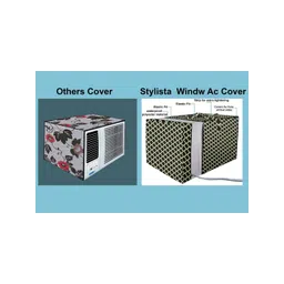 Stylista Brown Printed Waterproof Air Conditioner Covers image 3