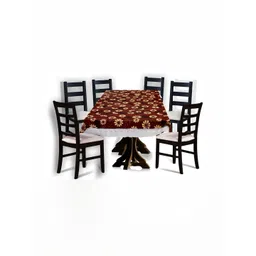 Stylista Brown Waterproof 6-Seater Rectangular Table Cover-image-42